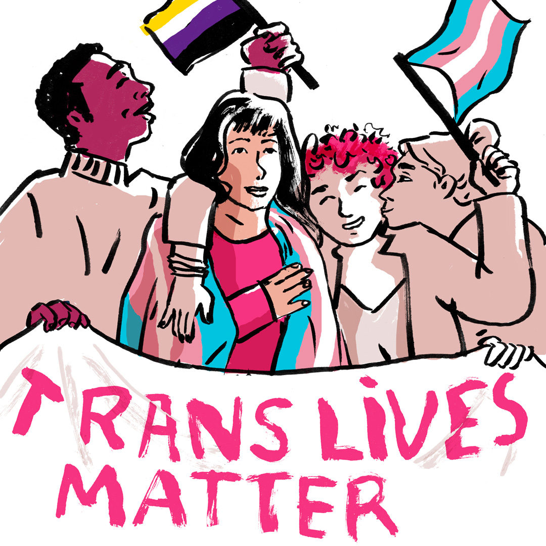 manifestation droits personnes trans